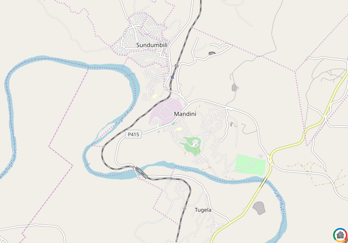 Map location of Mandini